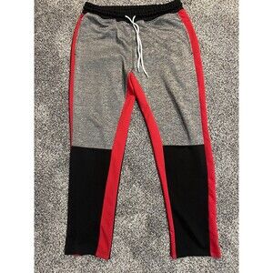 Vintage South Pole Sweatpants Size Large Black Red And Grey